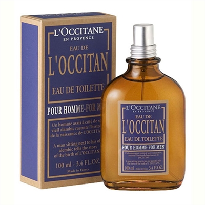 L'Occitane Pour Homme by L'Occitane for Men 3.4oz Eau De Toilette Spray