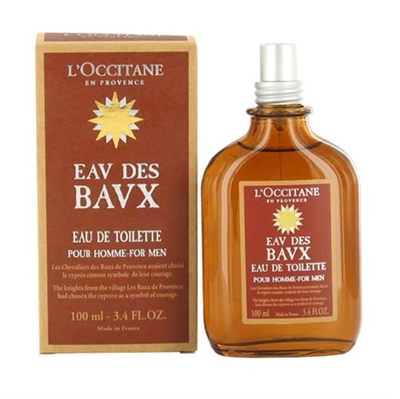 Eav Des Bavx Pour Homme by L'Occitane for Men 3.4oz Eau De Toilette Spray