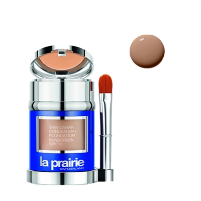 La Prairie Skin Caviar Concealer Foundation Soleil Peche SPF 15 1.0oz / 30ml