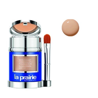 La Prairie Skin Caviar Concealer Foundation Creme Peche SPF 15 1.0oz / 30ml