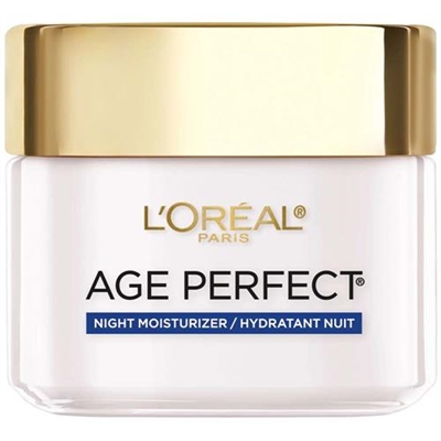 LOreal Age Perfect Anti Sagging + Even Tone Night Moisturizer 2.5oz / 70g