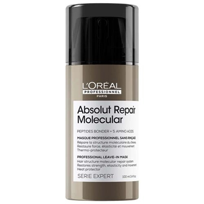 LOreal Absolut Repair Molecular Professional Leave In Mask 3.4oz / 100ml