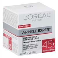 Loreal Wrinkle Expert Anti Wrinkle Intensive Care Moisturizer 45+ 1.7oz / 48g