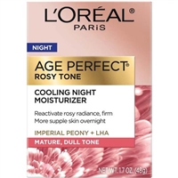 LOreal Age Perfect Rosy Tone Cooling Night Moisturizer 1.7oz / 48g