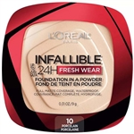 LOreal Infallible 24H Fresh Wear Foundation In A Powder 10 Porcelain 0.31oz / 9g