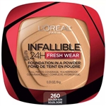 LOreal Infallible 24H Fresh Wear Foundation In A Powder 260 Golden Sun 0.31oz / 9g