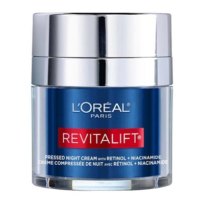 Loreal Revitalift Pressed Night Cream Fragrance Free 1.7oz / 48g