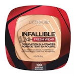 LOreal Infallible 24H Fresh Wear Foundation In A Powder 190 Beige Sand 0.31oz / 9g