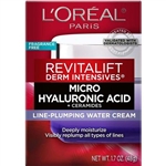 LOreal Revitalift Derm Intensives Micro Hyaluronic Acid + Ceramides Line Plumping Water Cream 1.7oz / 48g