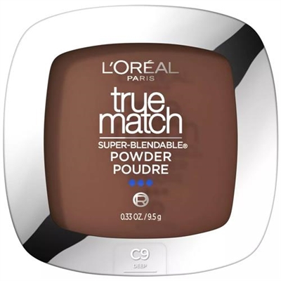 LOreal True Match Super Blendable Powder C9 Deep 0.33oz / 9.5g