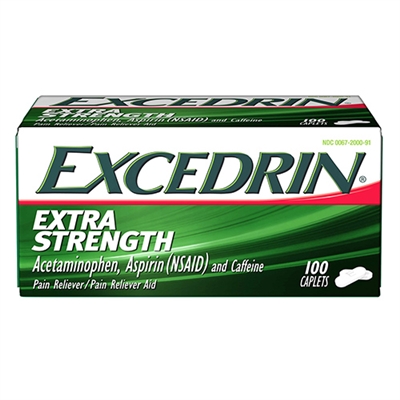 Excedrin Extra Strength Pain Reliever 100 Caplets