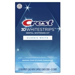 Crest 3D Whitestrips Dental Whitening Kit Classic White 20 Strips 10 Treatments