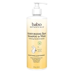 Babo Botanicals Moisturizing Baby Shampoo and Wash 16oz / 473ml