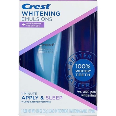 Crest Whitening Emulsions + Overnight Freshness Kit
