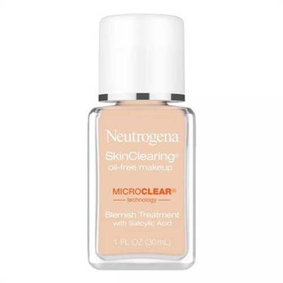 Neutrogena SkinClearing Oil Free Makeup 60 Natural Beige 1oz / 30ml