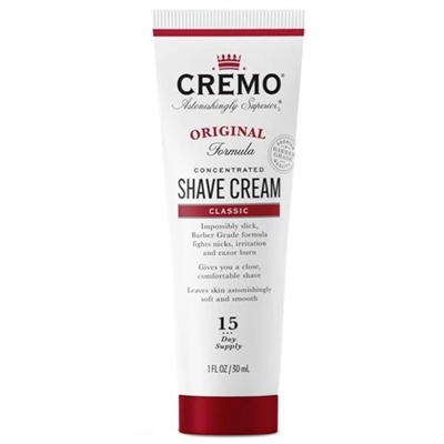 Cremo Original Formula Classic Shave Cream 1oz / 30ml