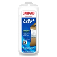 Johnson  Johnson Band Aid Flexible Fabric All One Size 8 Count