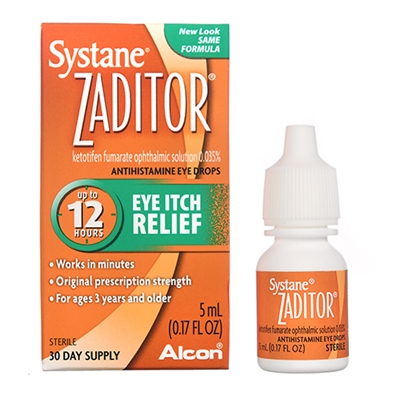Systane Zaditor Eye Itch Relief Drops 0.17oz / 5ml