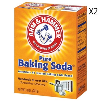 Arm  Hammer Pure Baking Soda 8oz / 227g 2 Packs