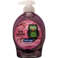 SoftSoap Hooty Halloween Raspberry Vanilla Scent Liquid Hand Soap Limited Edition 7.5oz / 221ml