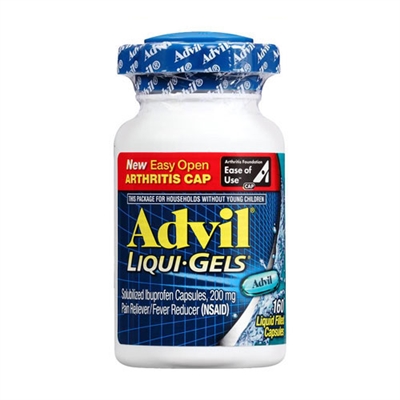 Advil LiquiGels Pain Reliever Fever Reducer 160 Count Liquid Filled Capsules