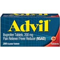 Advil Pain Reliever Fever Reducer 200 Coated Tablets