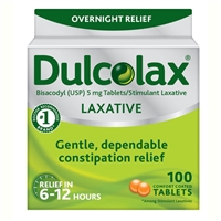 Dulcolax Laxative Constipation Relief 100 Tablets