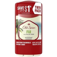 Old Spice Fiji With Palm Tree Antiperspirant and Deodorant 2.6oz / 73g 2 Packs