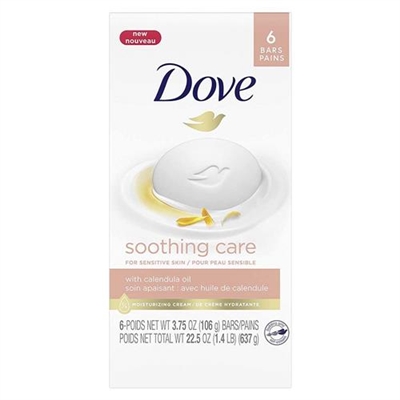 Dove Soothing Care for Sensitive Skin 6 Bars