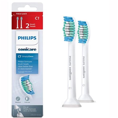 Philips Sonicare C1 Simply Clean 2 Replacement Brush Heads