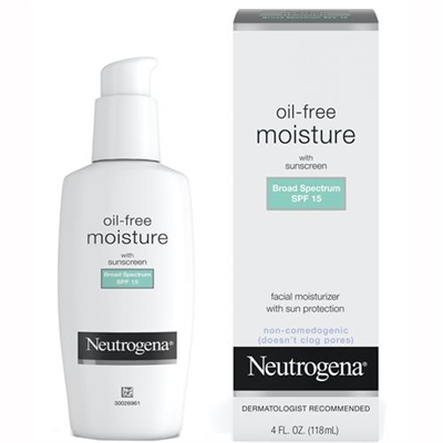 Neutrogena OilFree Facial Moisturizer SPF 15 4oz / 118ml