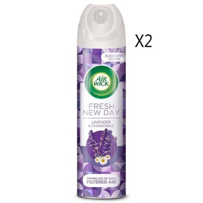 Air Wick Fresh New Day Air Freshener Lavender And Chamomile 8oz / 226g 2 Packs