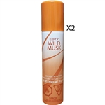 Wild Musk by Coty for Women 2.5oz Cologne Body Spray 2 Packs