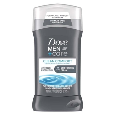 Dove Men + Care 72 Hour Deodorant Clean Comfort 3oz / 85g