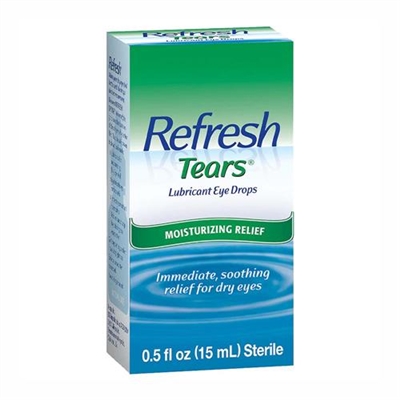 Refresh Tears Lubricant Eye Drops Moisturizing Relief 0.5oz / 15ml