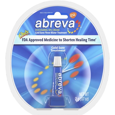 Abreva Cold Sore Treatment 0.07oz / 2g