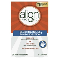 Align Probiotic Bloating Relief + Food Digestion Supplement 28 Capsules