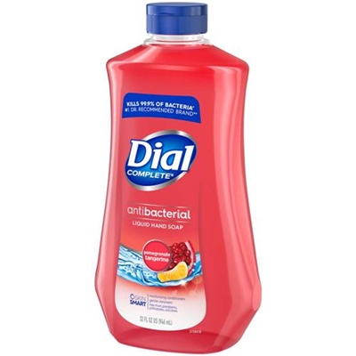 Dial Complete Liquid Antibacterial Hand Soap Pomegranate Tangerine 32oz / 946ml
