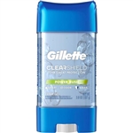 Gillette Clear Shield 72HR Clear Gel Antiperspirant Deodorant Power Rush 3.8z / 107g