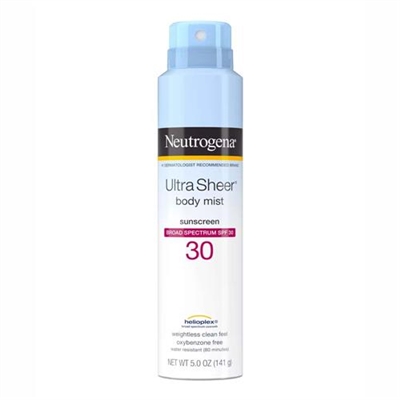 Neutrogena Ultra Sheer Body Mist SPF 30 5oz / 141g