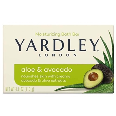 Yardley Aloe And Avocado Moisturizing Bath Bar 4oz / 113g