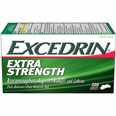 Excedrin Extra Strength Pain Reliever 200 Caplets