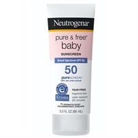 Neutrogena Pure And Free Baby SPF 50 3oz / 88ml
