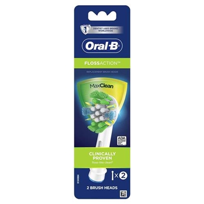 Oral B Floss Action 2 Replacement Brush Heads