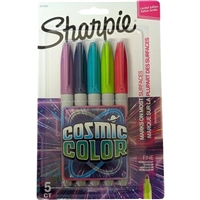 Sharpie Cosmic Colors Fine Permanent Marker 5 Count