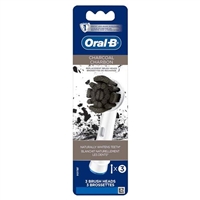 Oral B Charcoal Charbon 3 Replacement Brush Heads