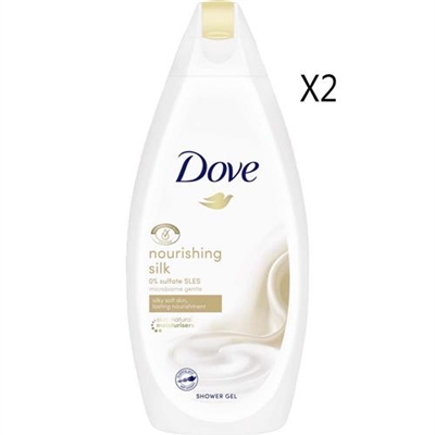 Dove Nourishing Silk Body Wash 2 Packs