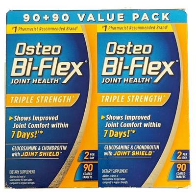 Osteo Bi Flex Joint Health Triple Strength 2x90 Coated Tablets Twin Pack