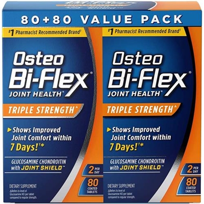 Osteo Bi Flex Joint Health Triple Strength 80 Coated Tablets Value Pack