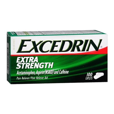 Excedrin Extra Strength Pain Reliever 100 Caplets